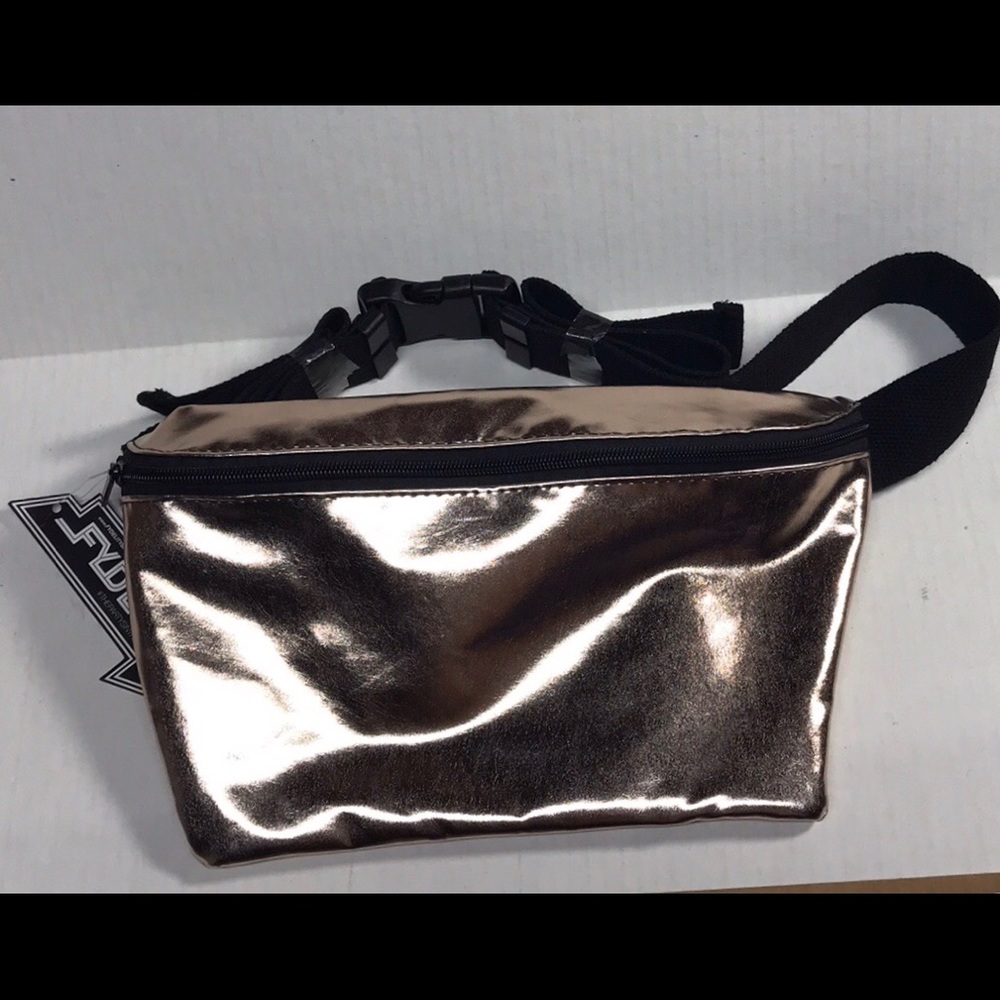 Fydelity XL ultra slim fanny pack,Cross body Gold